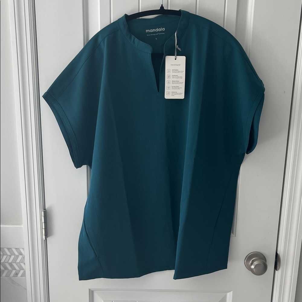 Mandala Women's Teal Blouse
